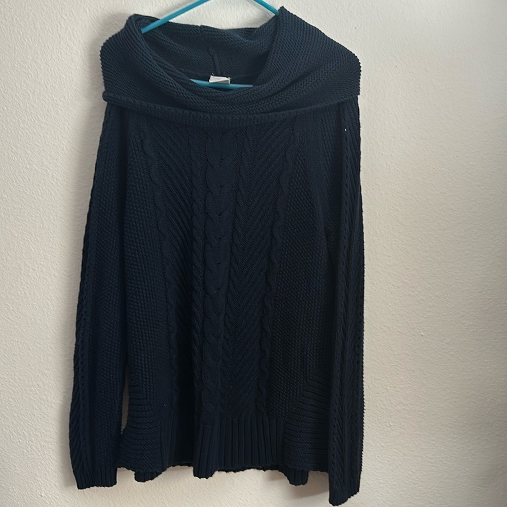 Cabi sweater cowl neck size medium